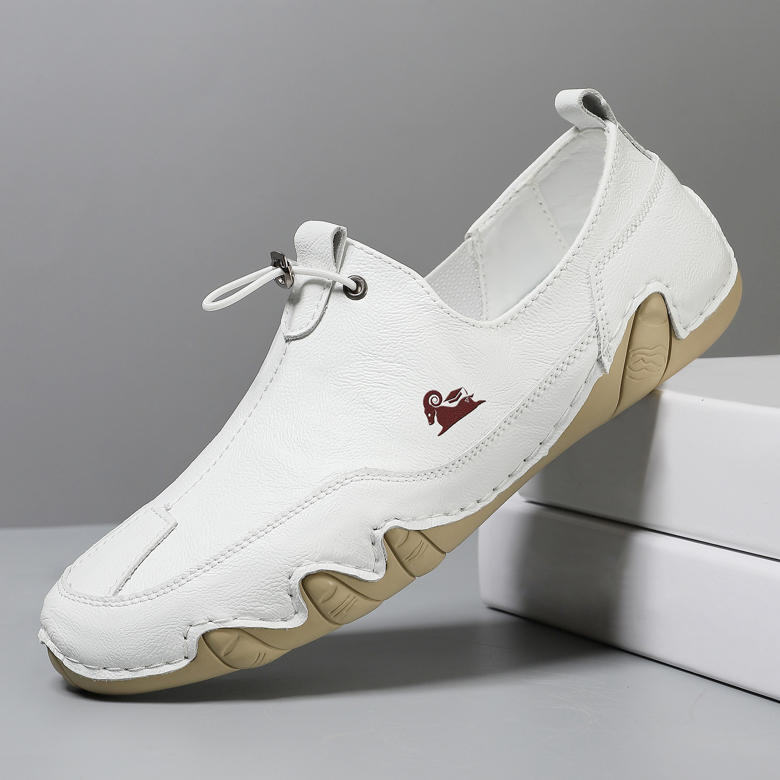 Men's Daily Lightweight Comfortable Orthopedic Leather Loafers