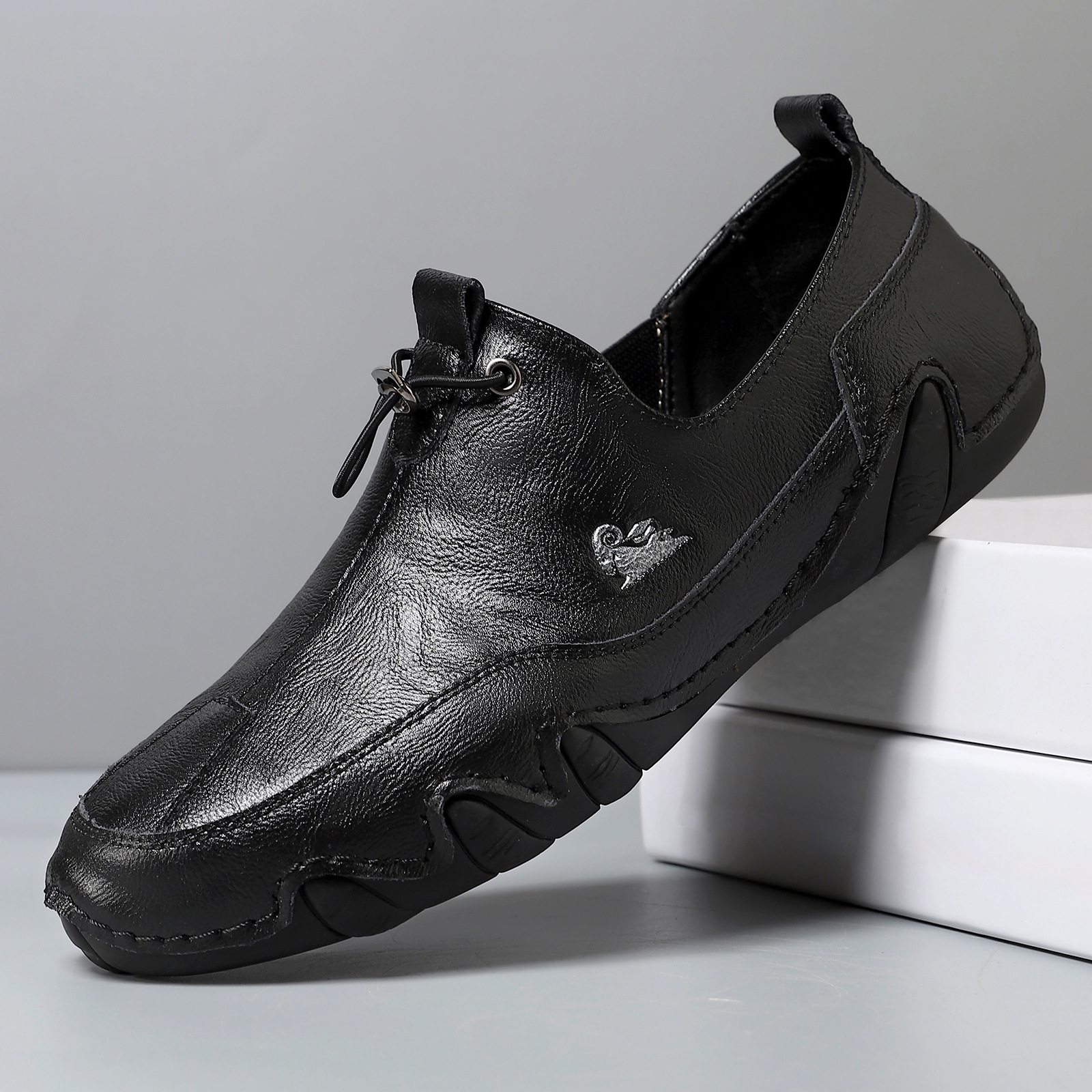 Men's Daily Lightweight Comfortable Orthopedic Leather Loafers