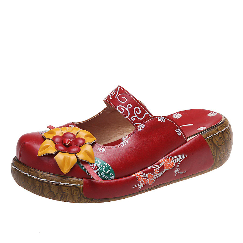 ❤Mother's Day Sale 56% OFF❤2025 🌹 Women's Orthopedic Roman Platform Sandals (  Leather Platform Sandals)