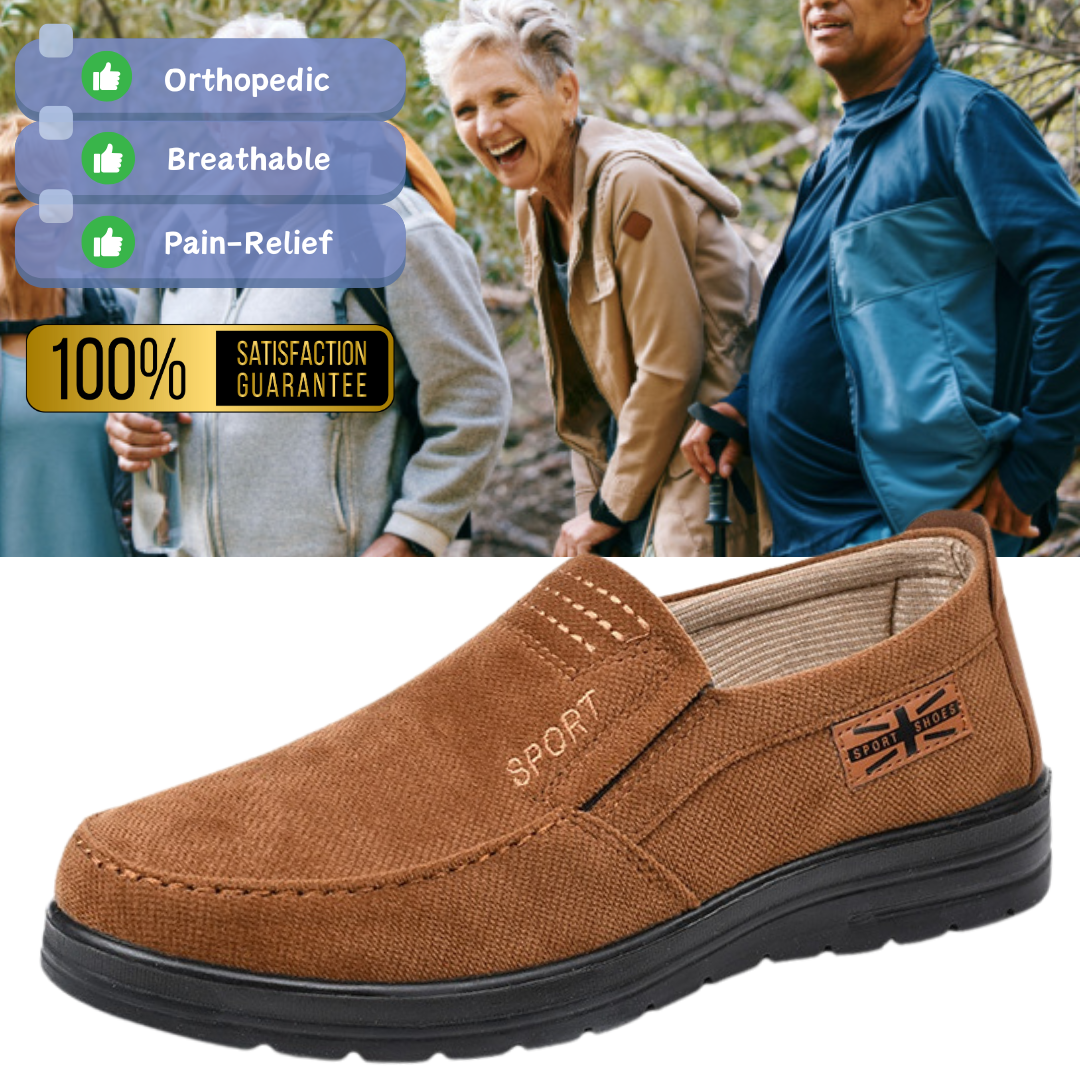 Breathable soft sole lightweight non-slip casual men's shoes