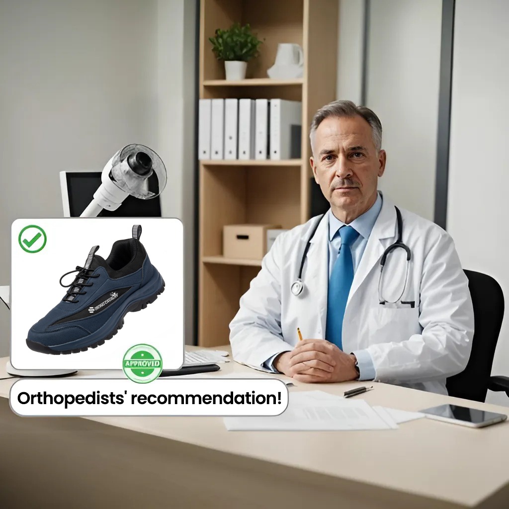 [Last Day 70% Off - Don't Miss Out] 🔥 Ergonomically Designed Men's Walking Shoes 👞 Relieve Walking Pain ✅ Arch Support for Comfortable Walking