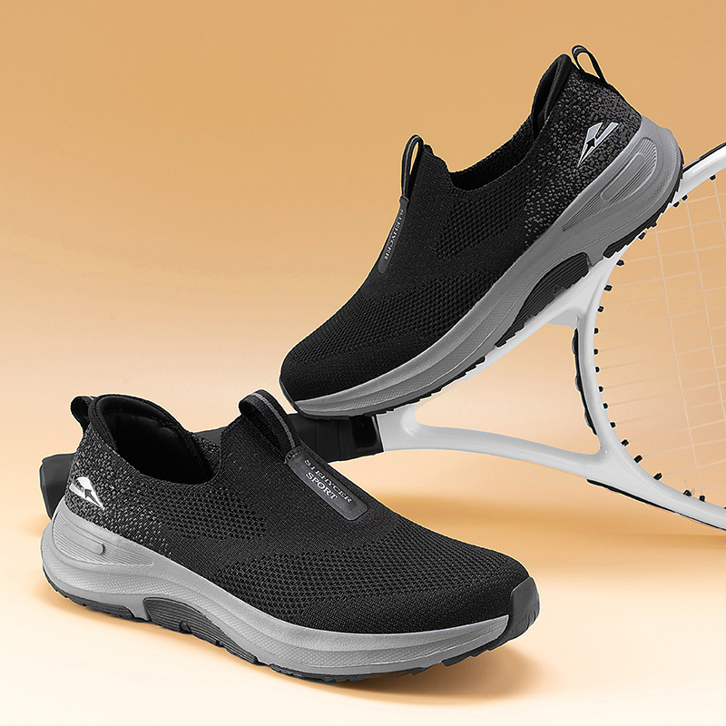 🏃👟70% OFF !!!🔥Clearance!!🔥Men's Daily Breathable Shock-Absorbing Slip-On Orthopedic Sneakers