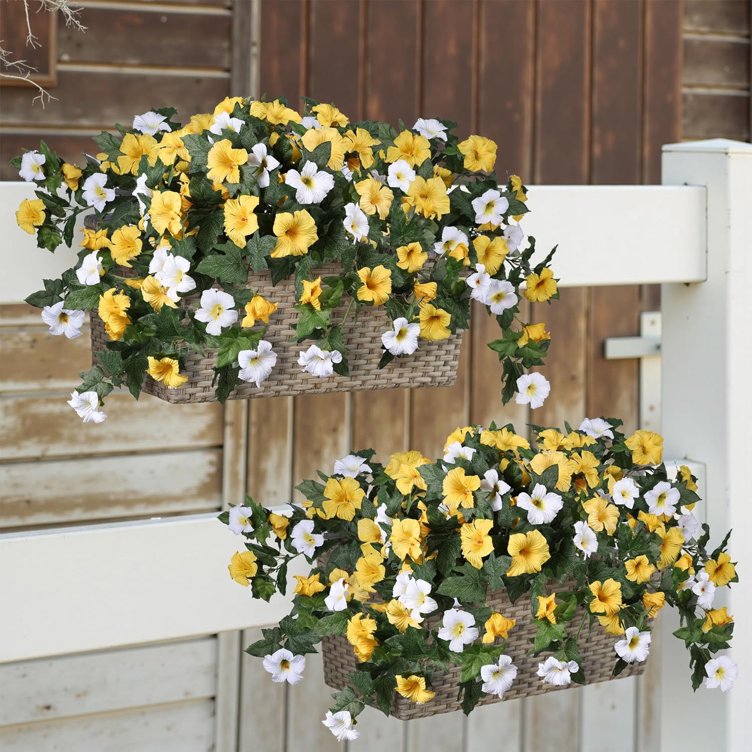 💐🔥Artificial Fake Flowers Plants for Outdoor Decoration