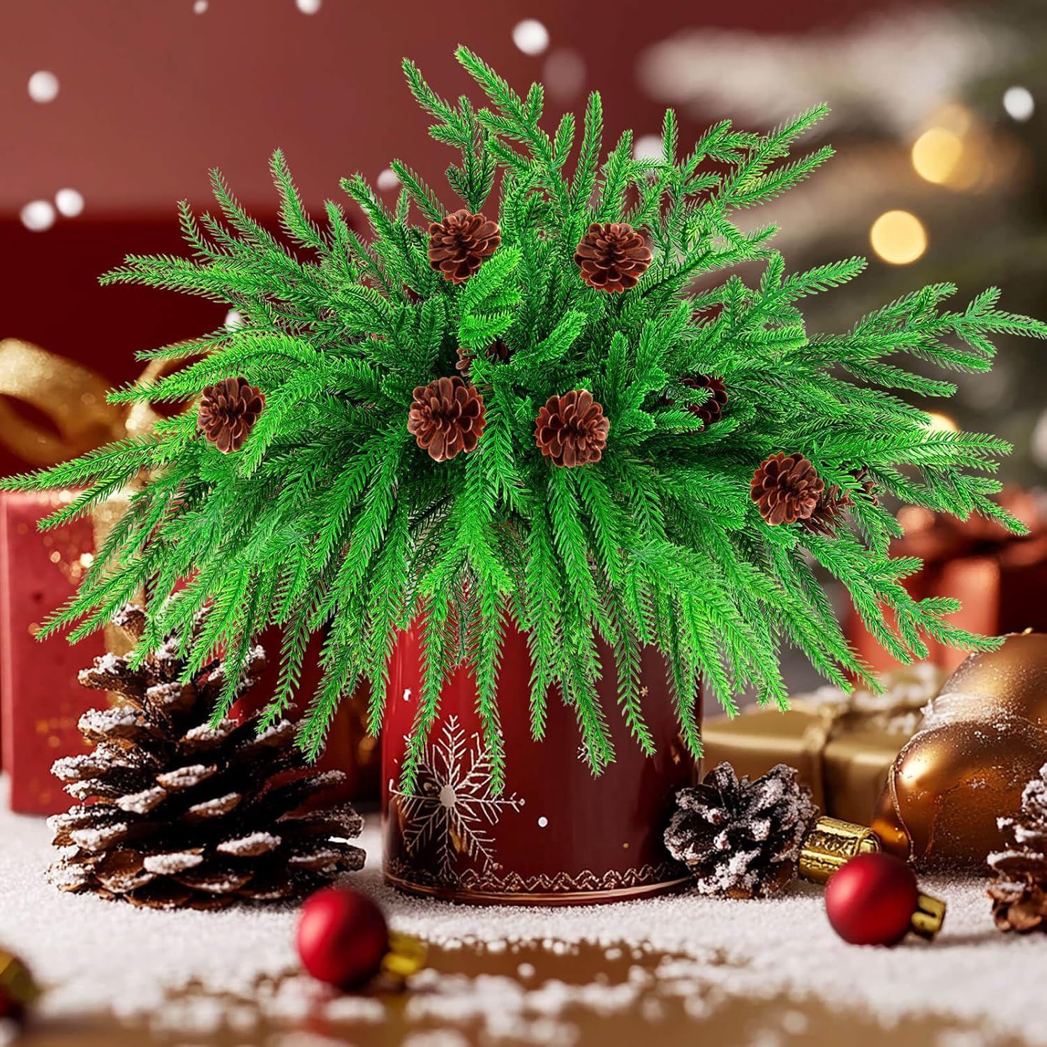 🔥The Best Holiday Greenery - Realistic Norfolk Pine Stems