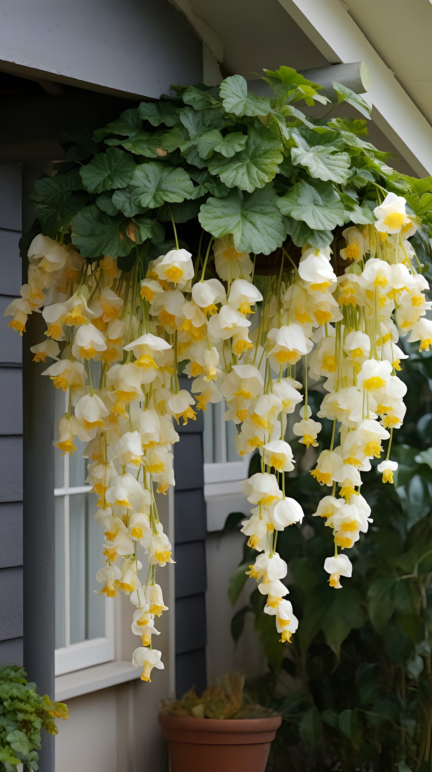 Weeping Begonia – A Cascading Floral Beauty 🌸✨