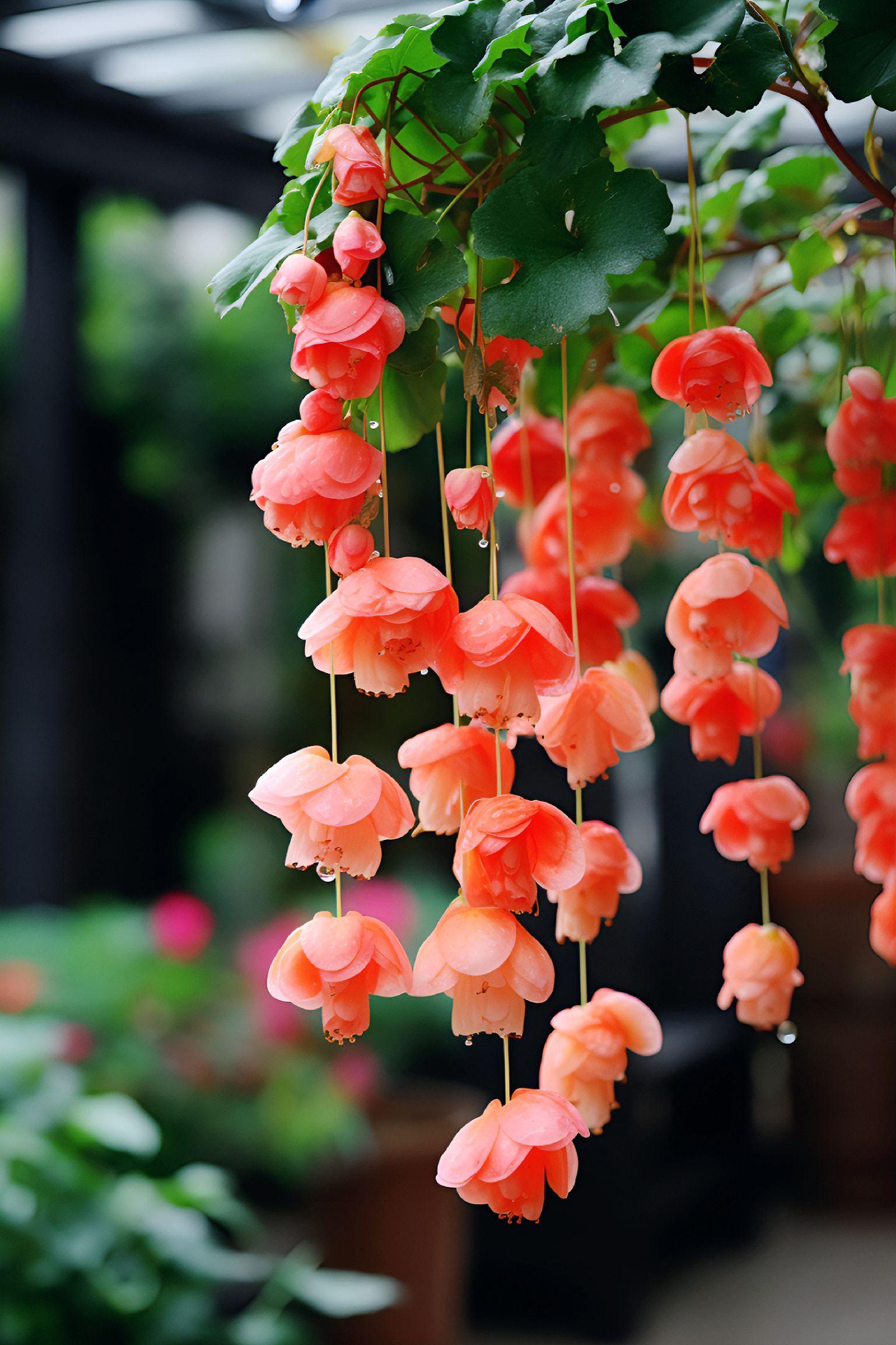 Weeping Begonia – A Cascading Floral Beauty 🌸✨