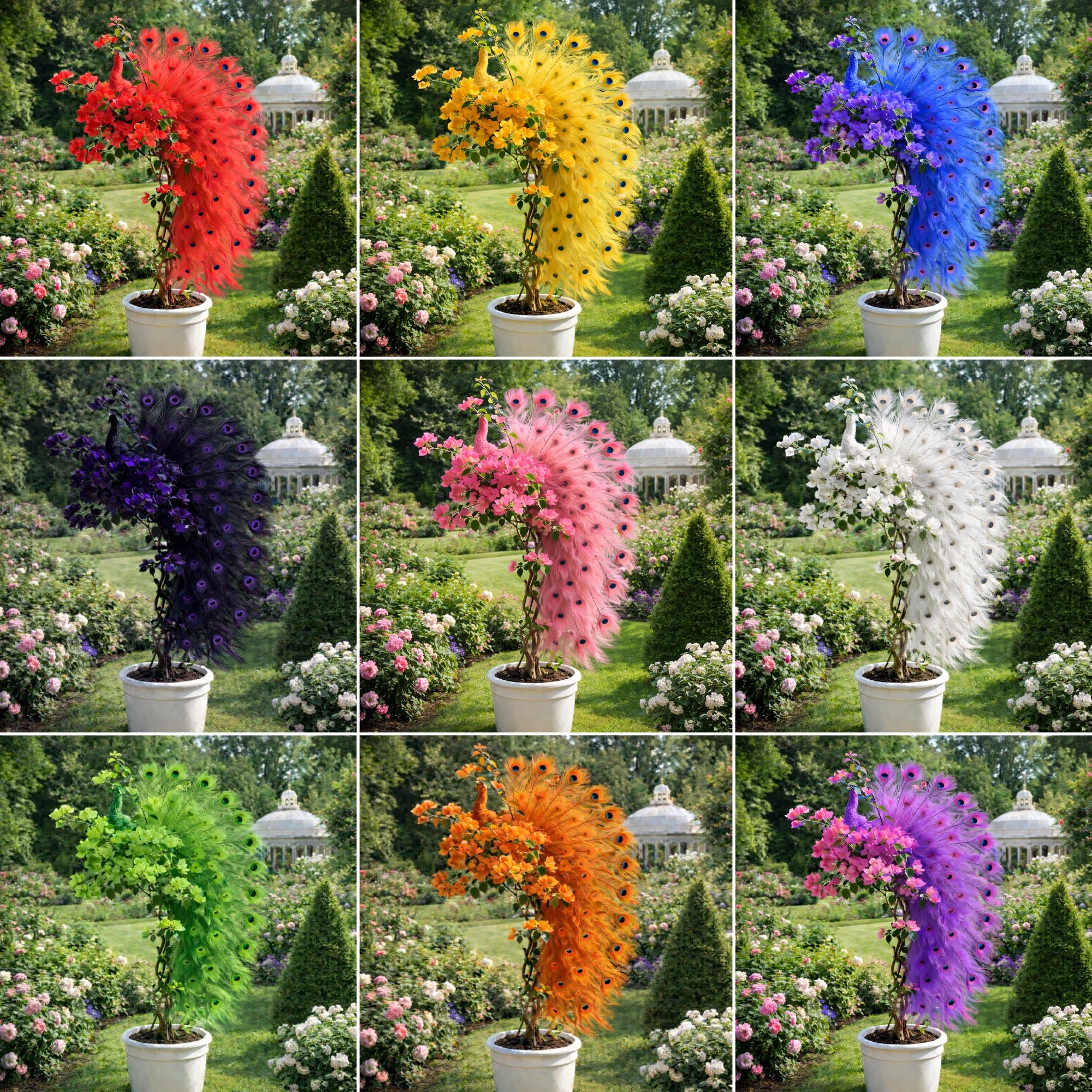 🦚Pávabougainvillea magok - Növeld az elegáns pávavirágok számát a kertedben