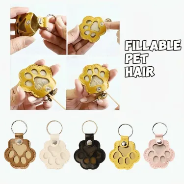 🐾 Bőr kulcstartó állati mancs formában – mindig magadnál tarthatod őket 💕🔑