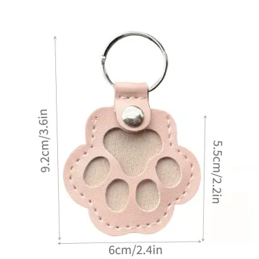 🐾 Bőr kulcstartó állati mancs formában – mindig magadnál tarthatod őket 💕🔑