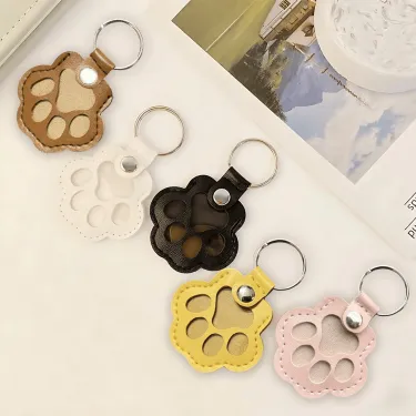 🐾 Bőr kulcstartó állati mancs formában – mindig magadnál tarthatod őket 💕🔑