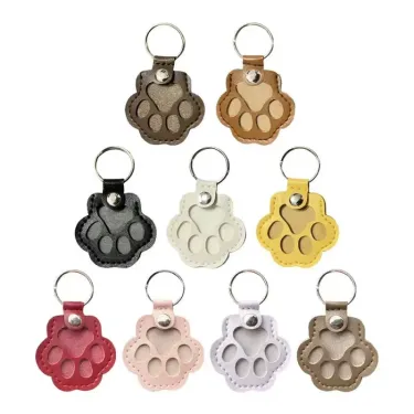 🐾 Bőr kulcstartó állati mancs formában – mindig magadnál tarthatod őket 💕🔑