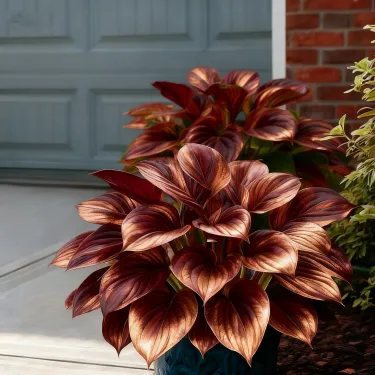 🌈🔥 Limitált kiadású Hosta Rainbow Flame – ritka, sokszínű levelek, exkluzívan üzletünkben 🌸