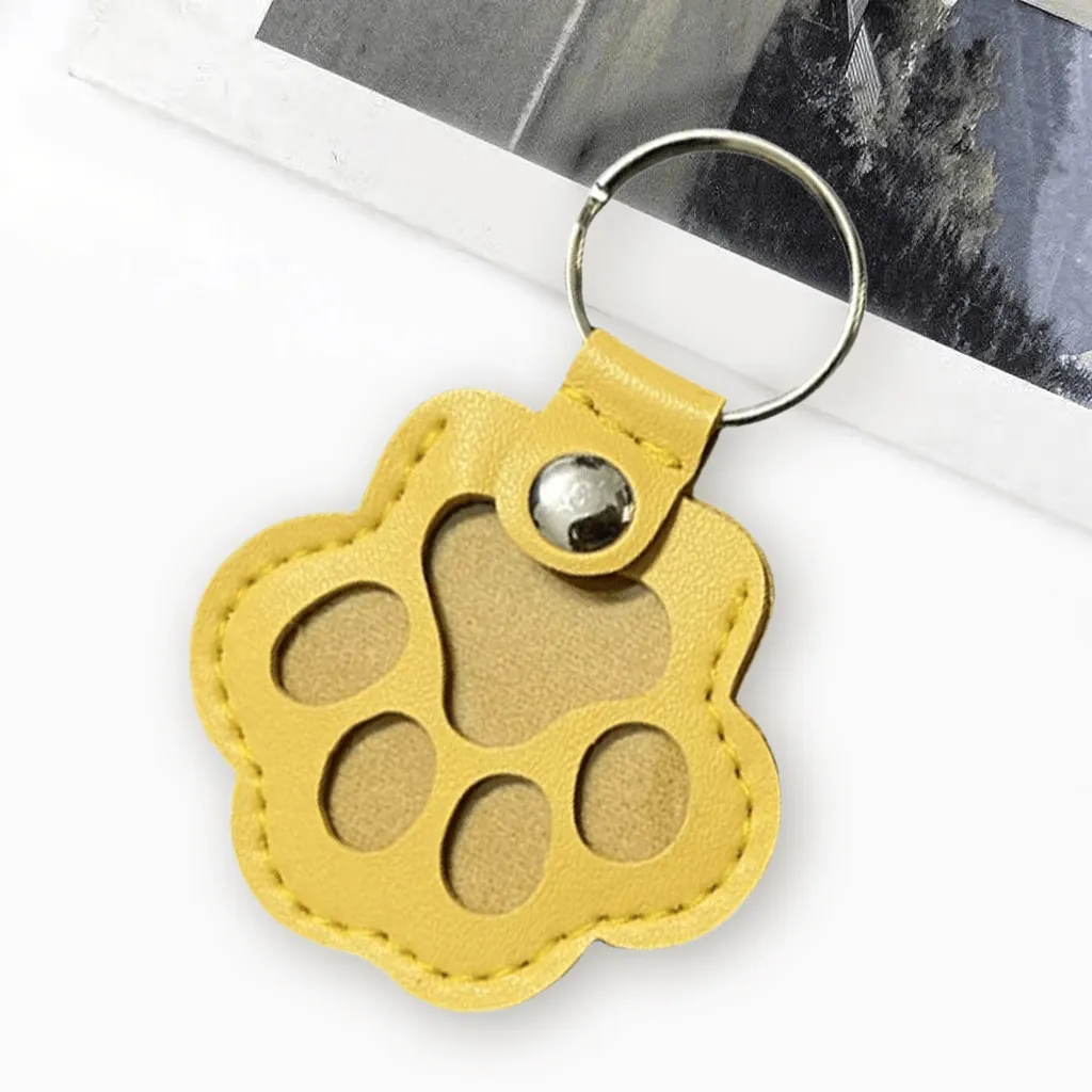 🐾 Bőr kulcstartó állati mancs formában – mindig magadnál tarthatod őket 💕🔑