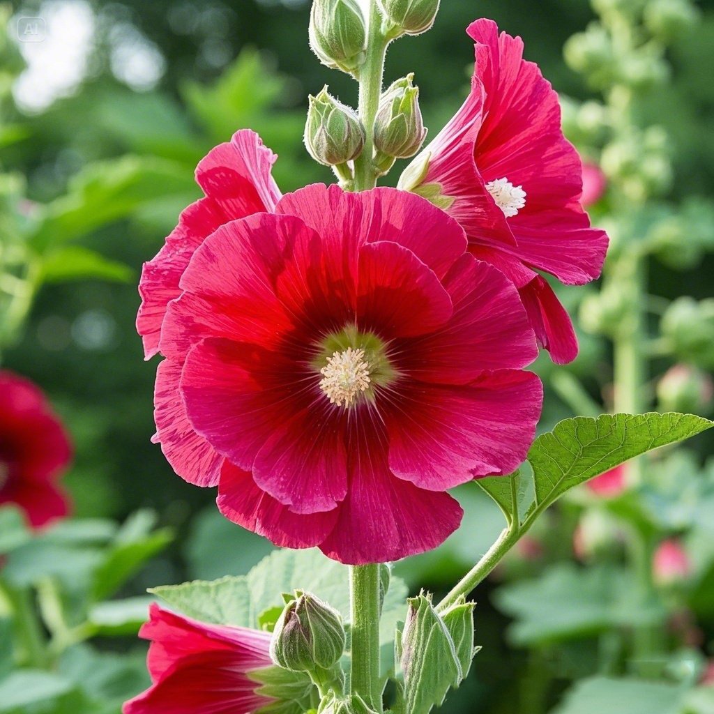 💐Hollyhocks Seeds | The "Vertical Peony" for Your Garden