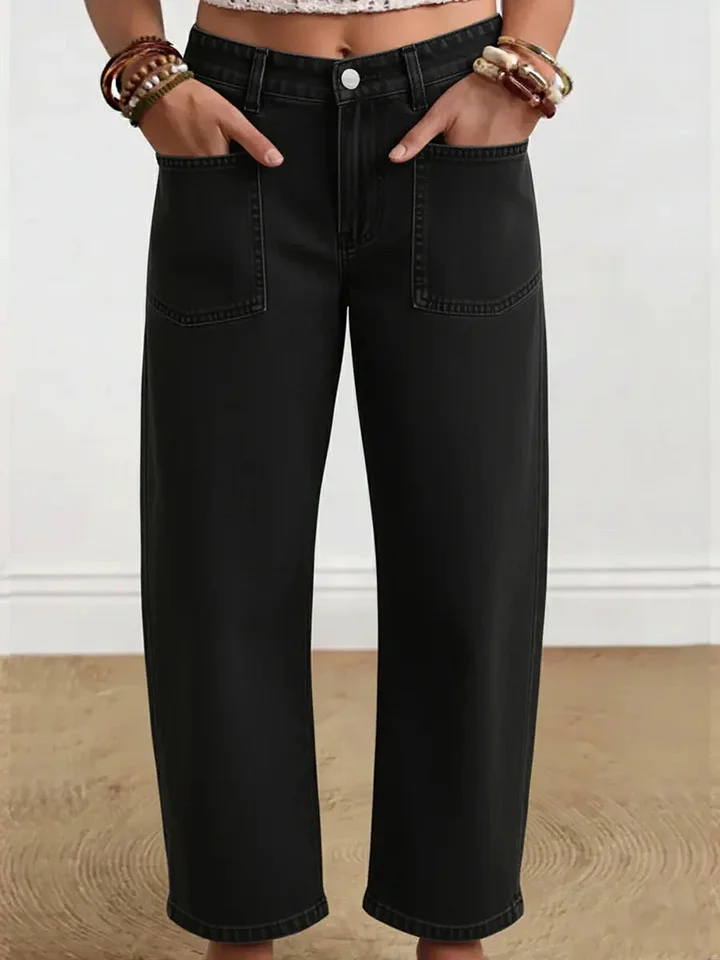 Dámske voľné a moderné bavlnené nohavice