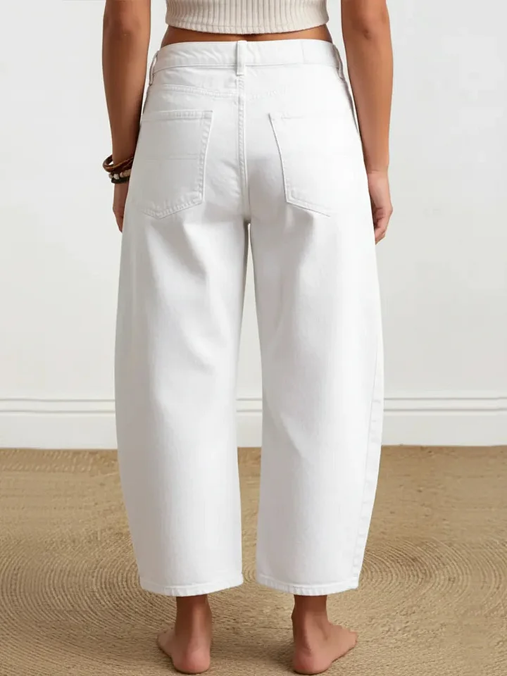 Dámske voľné a moderné bavlnené nohavice
