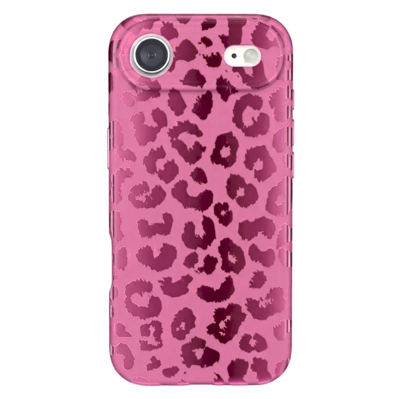 Pink Ruby Leopard iPhone Case