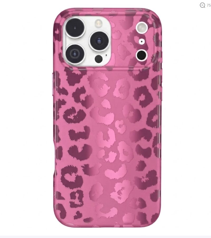 Pink Ruby Leopard iPhone Case