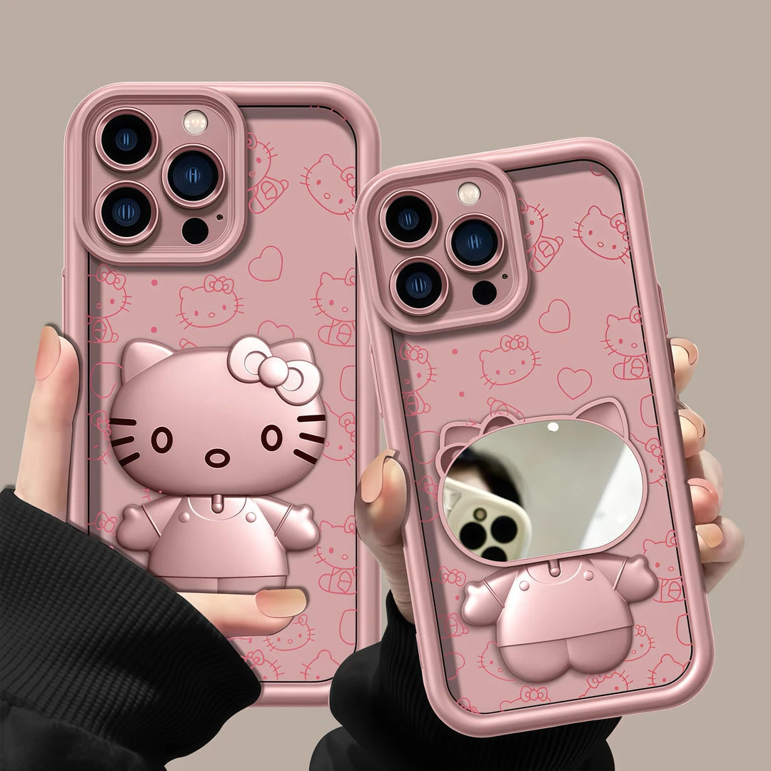 Hello Kitty Mirror Stand Phone Case