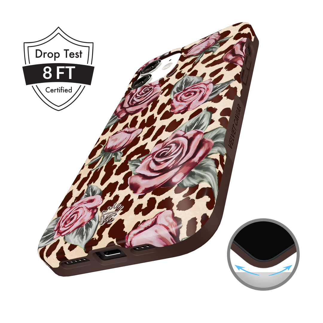 Rosy Leopard iPhone Case
