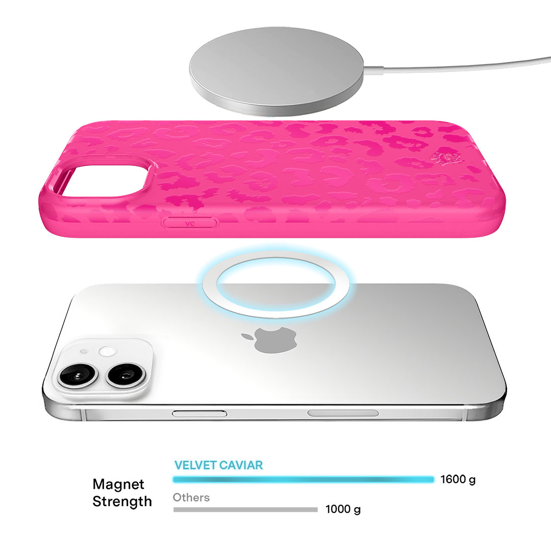 Even Hotter Pink Leopard iPhone Case