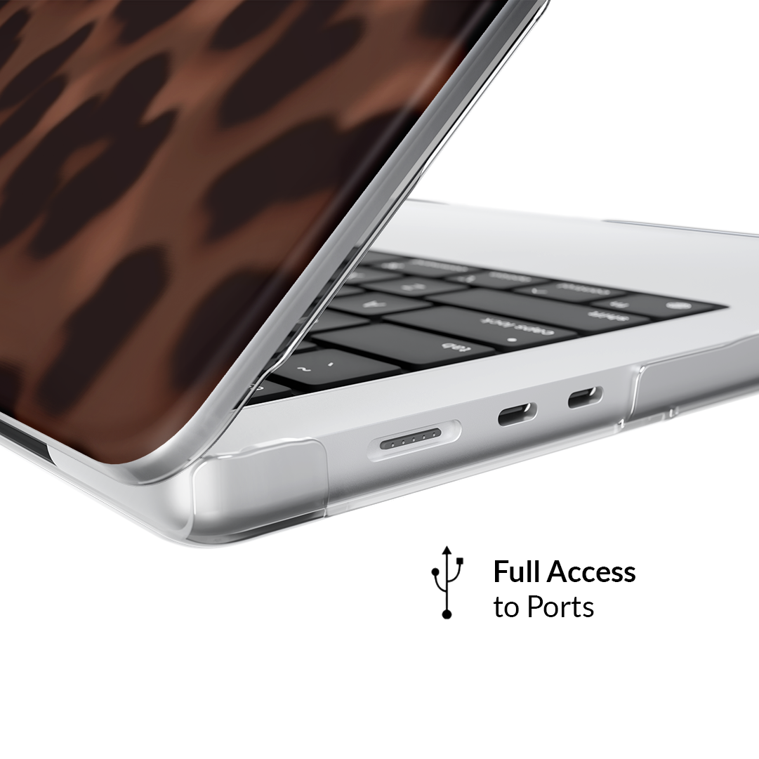 It Girl Leopard MacBook Case