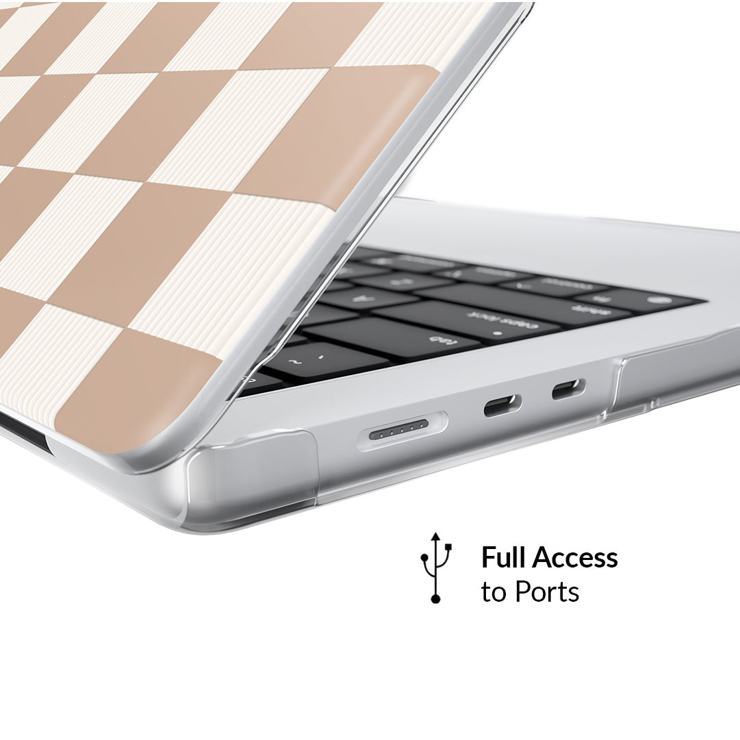 Nude Vibe Check MacBook Case