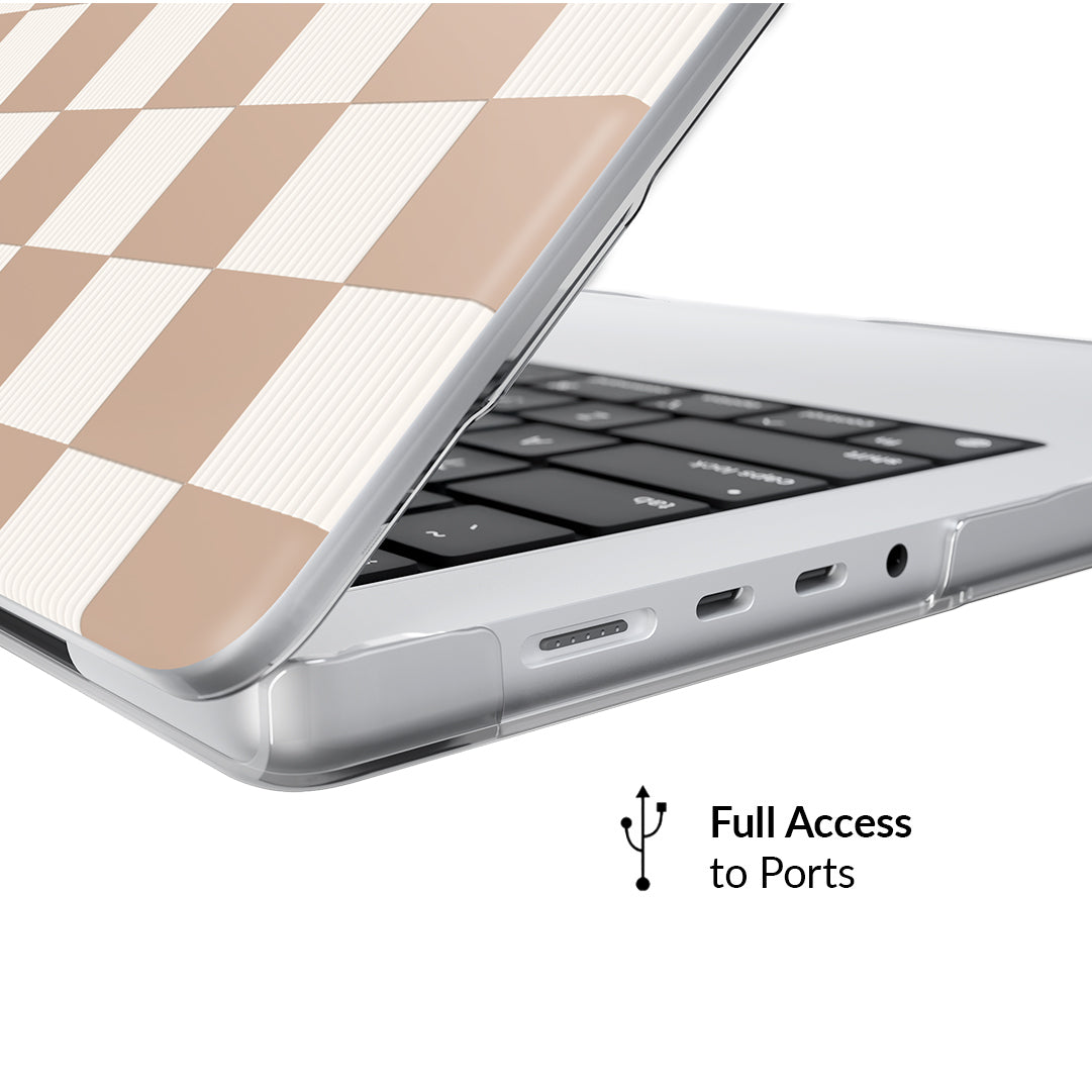 Nude Vibe Check MacBook Case