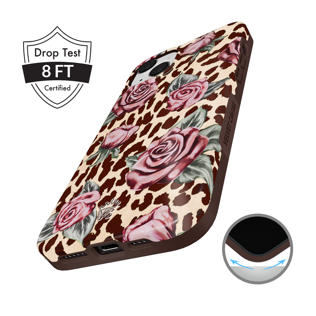 Rosy Leopard iPhone Case