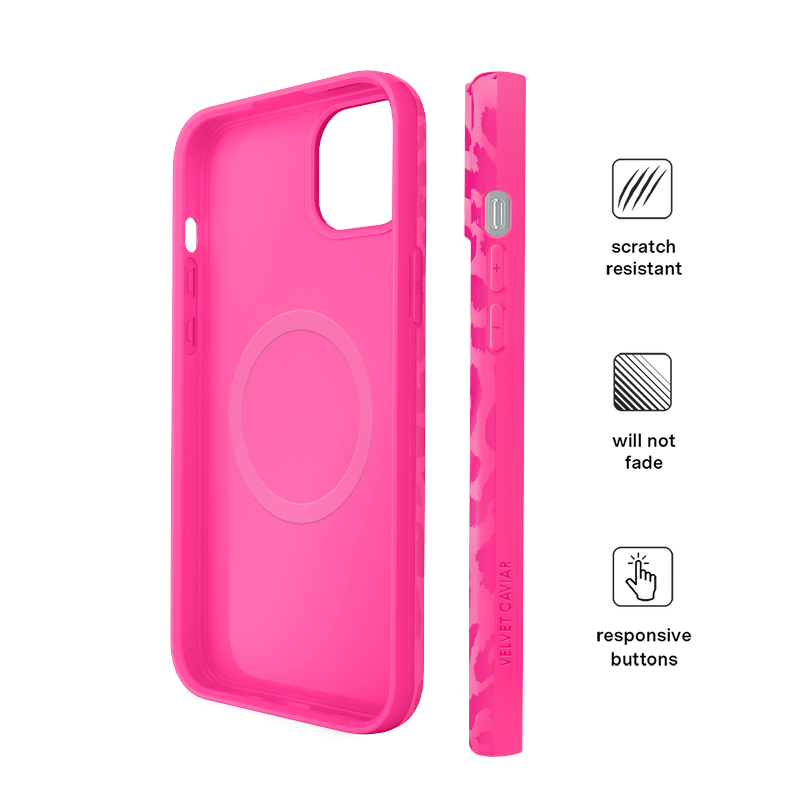 Even Hotter Pink Leopard iPhone Case