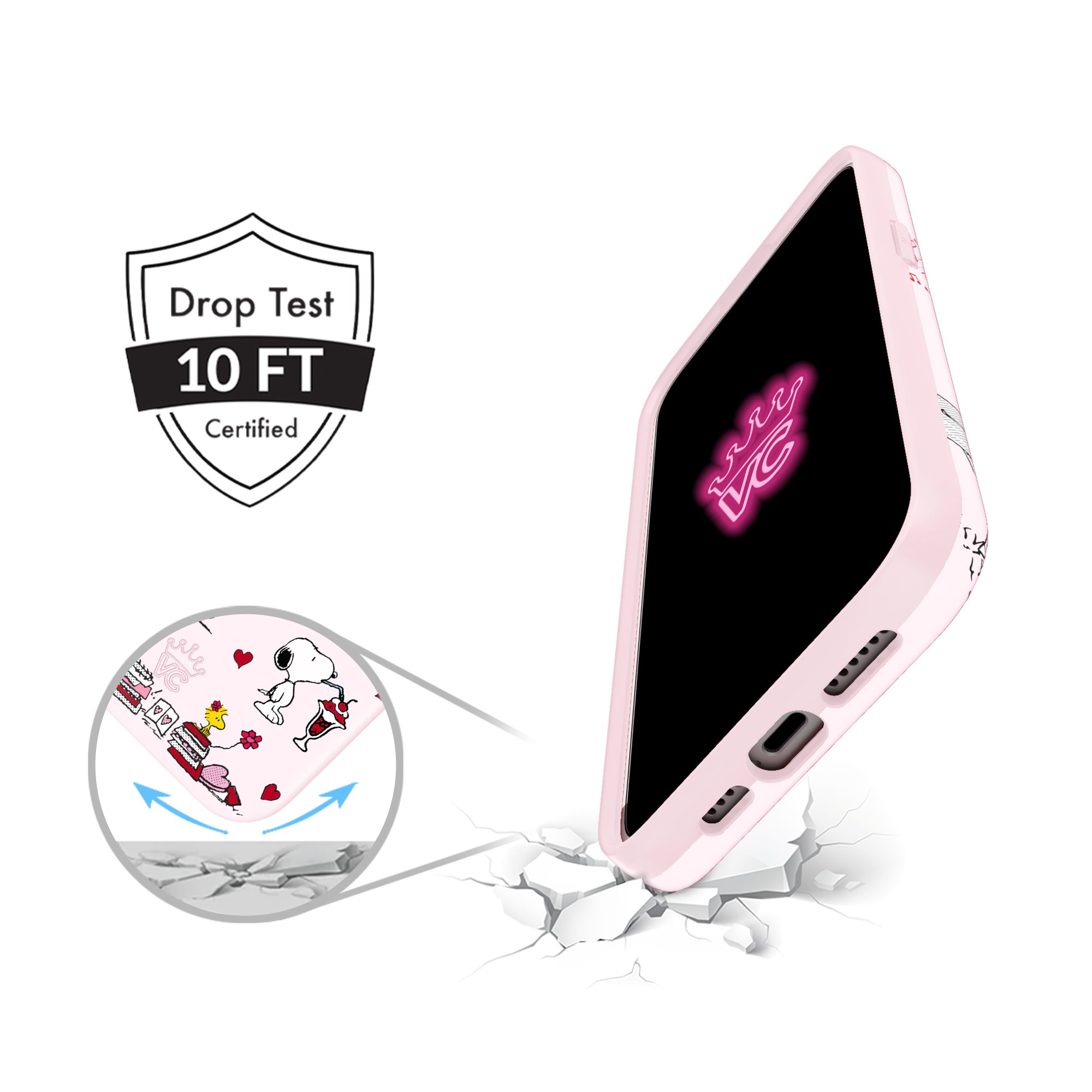 Snoopy Lovely Moods iPhone Case