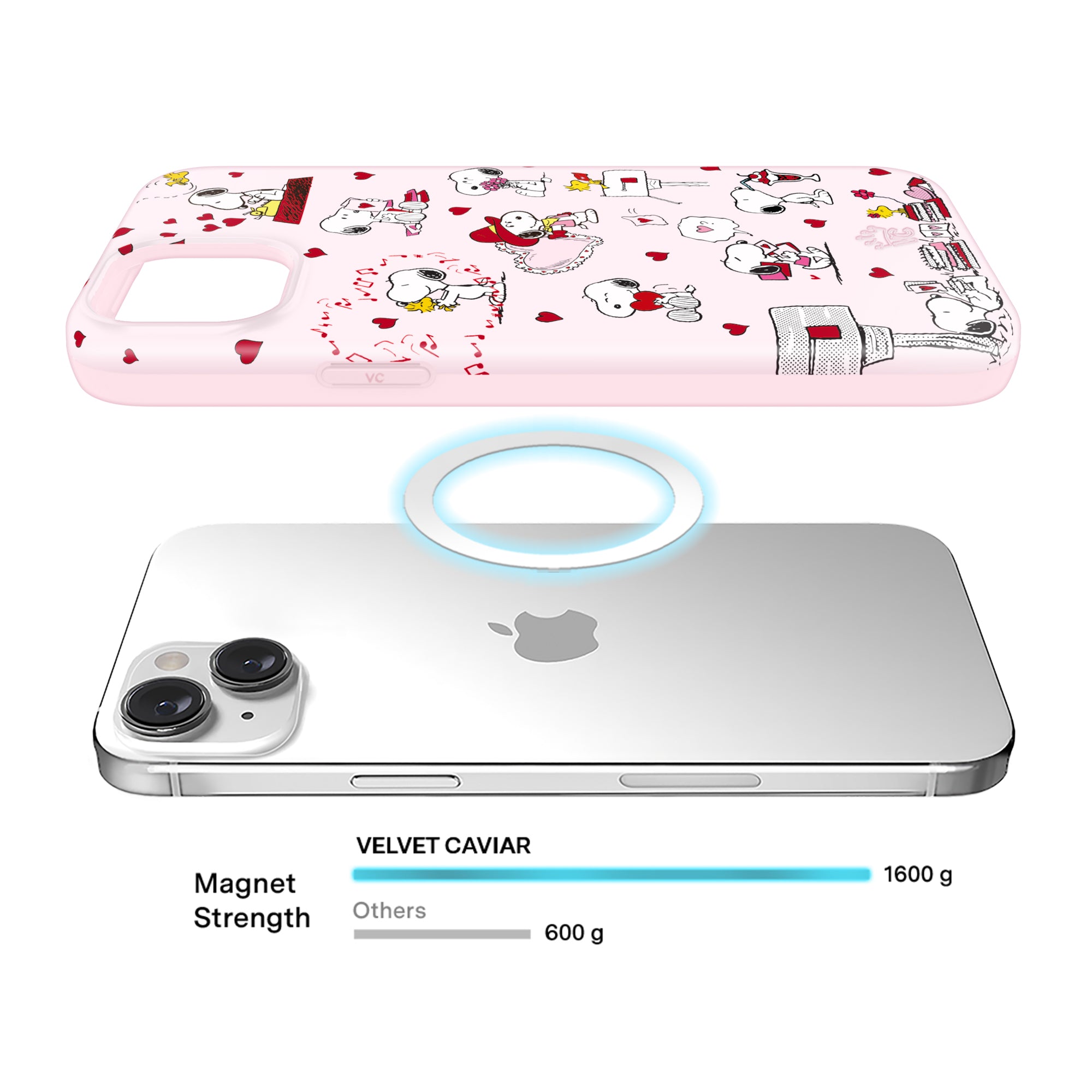 Snoopy Lovely Moods iPhone Case