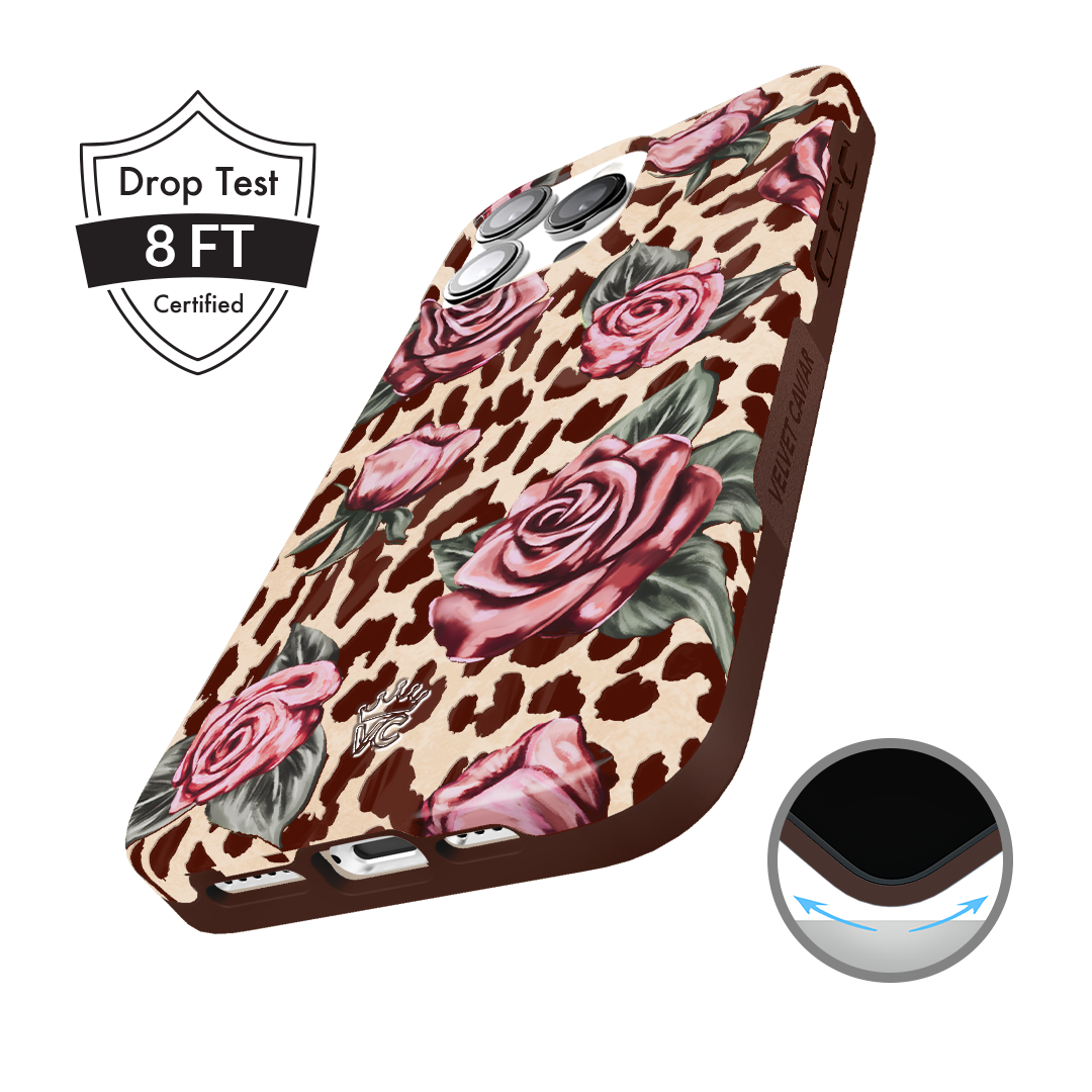 Rosy Leopard iPhone Case