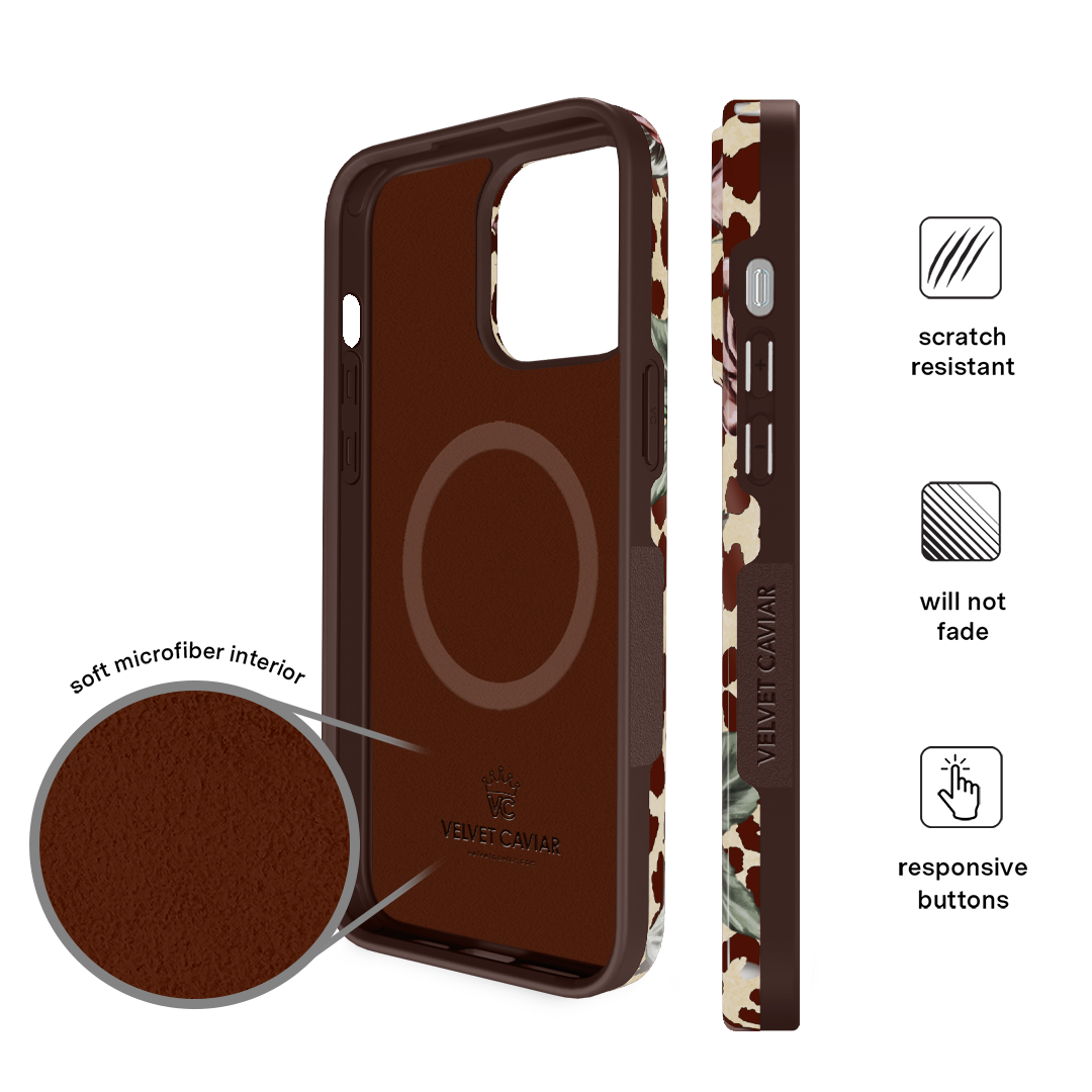 Rosy Leopard iPhone Case