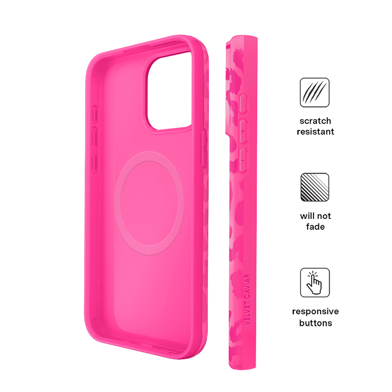 Even Hotter Pink Leopard iPhone Case