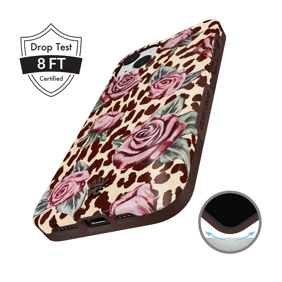 Rosy Leopard iPhone Case