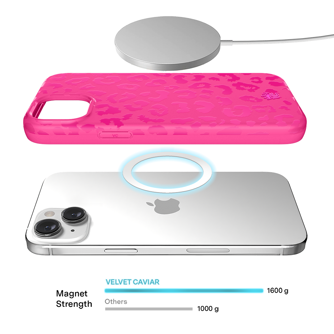 Even Hotter Pink Leopard iPhone Case