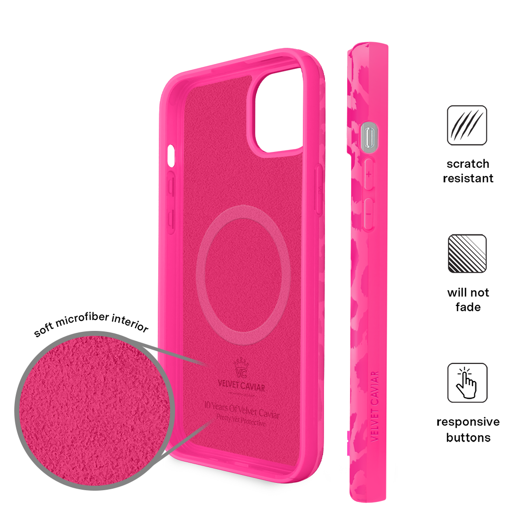 Even Hotter Pink Leopard iPhone Case