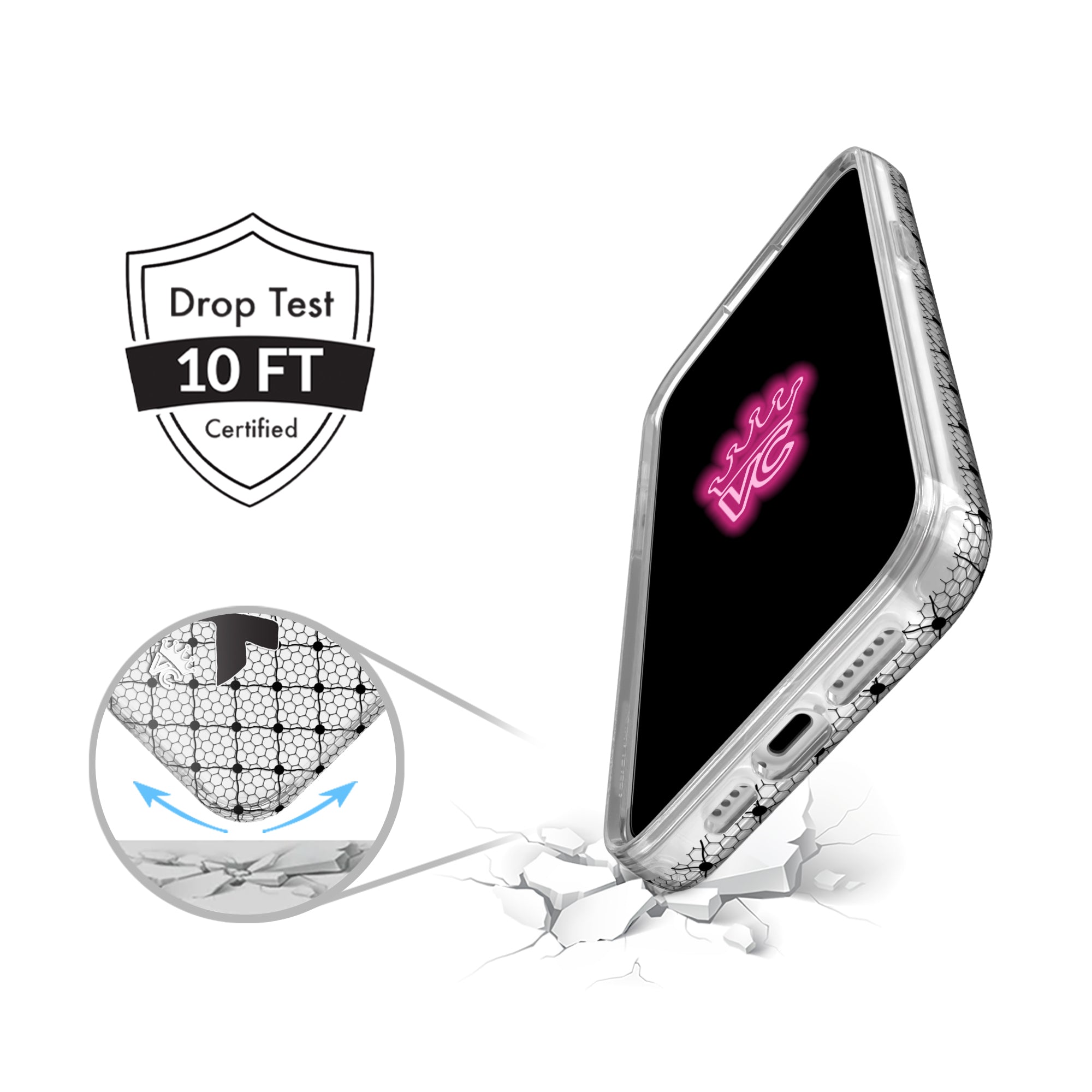 Lacy Black Bows iPhone Case