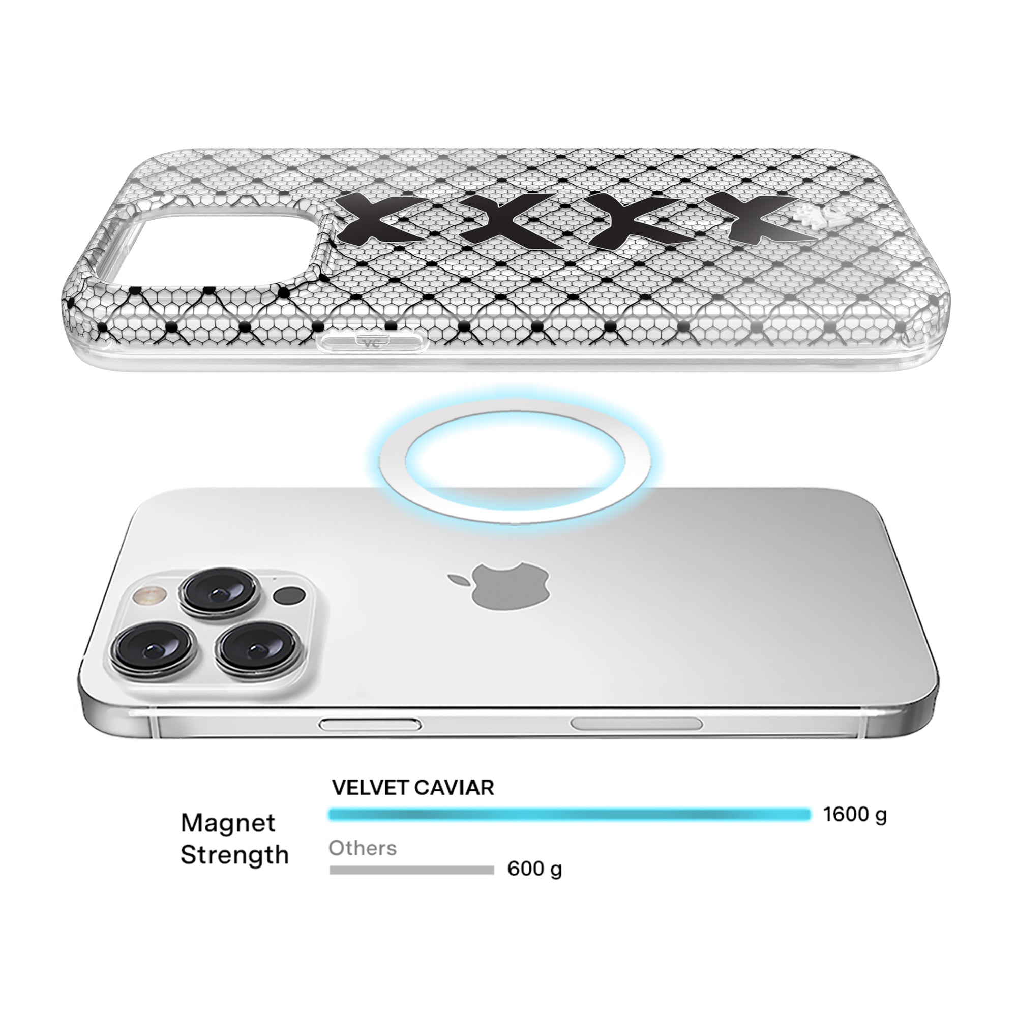 Lacy Black Bows iPhone Case