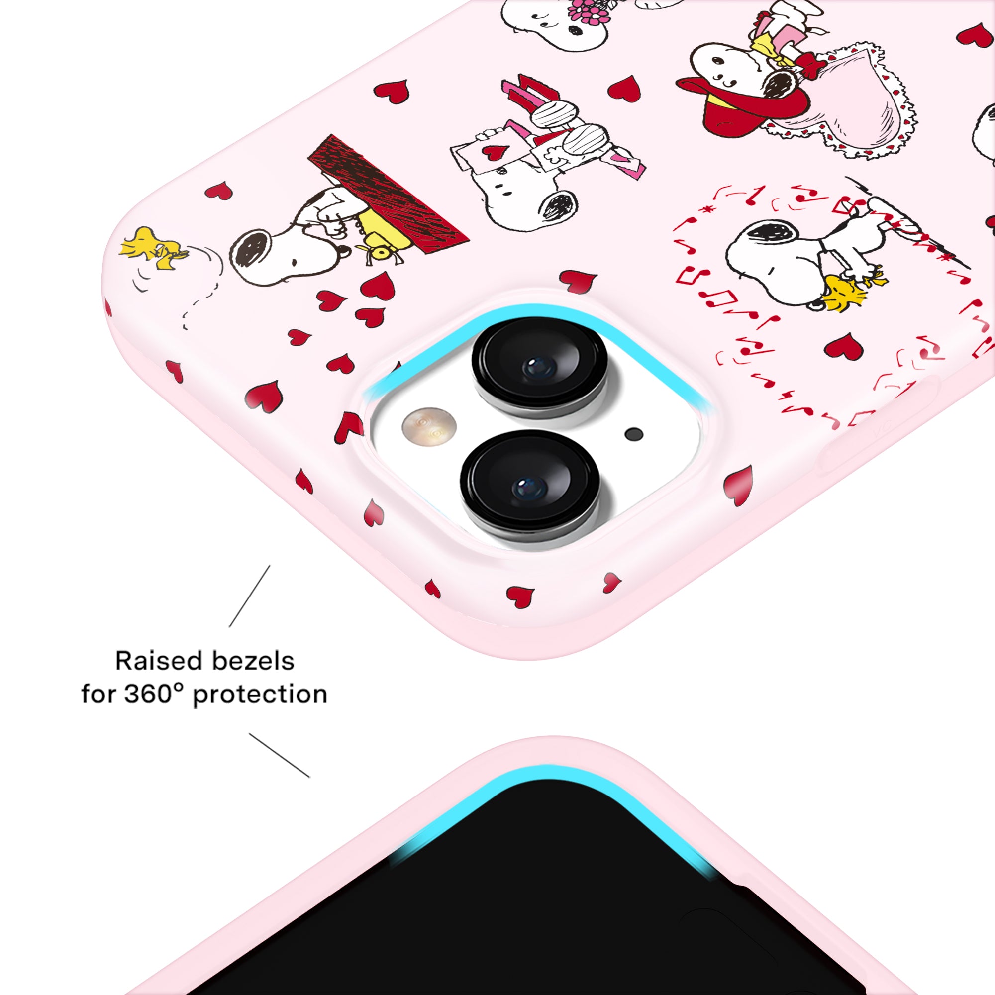 Snoopy Lovely Moods iPhone Case