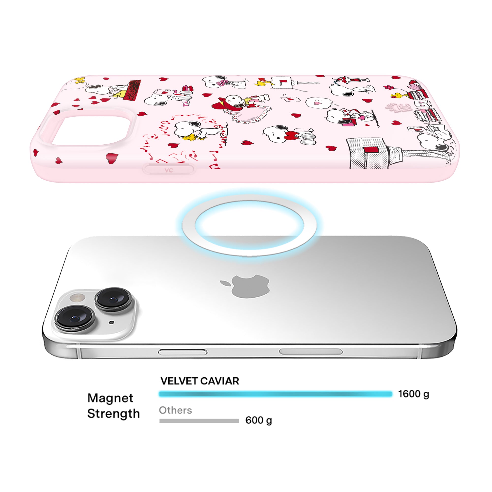 Snoopy Lovely Moods iPhone Case