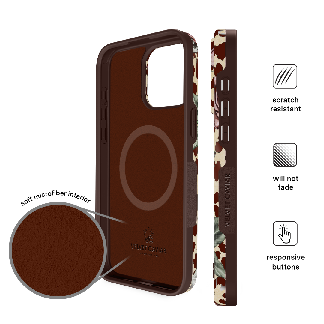 Rosy Leopard iPhone Case