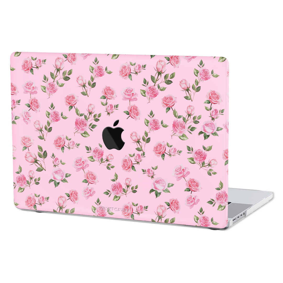 Baby Pink Roses MacBook Case