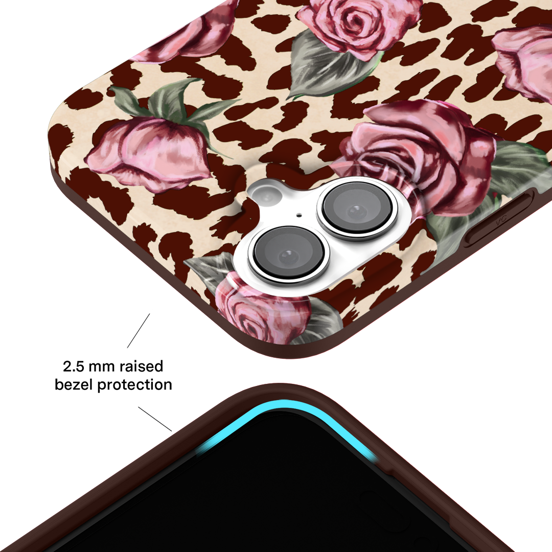 Rosy Leopard iPhone Case
