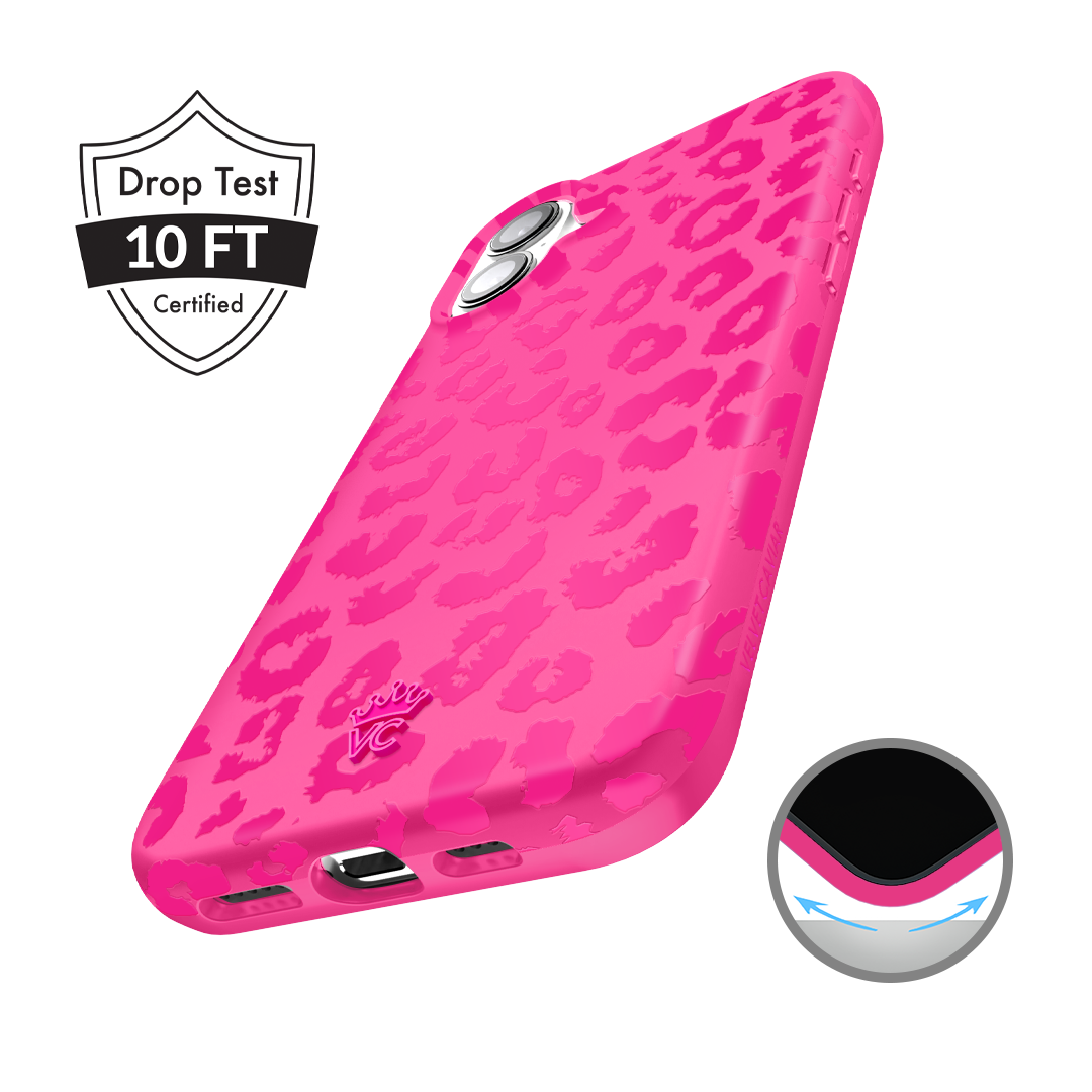 Even Hotter Pink Leopard iPhone Case