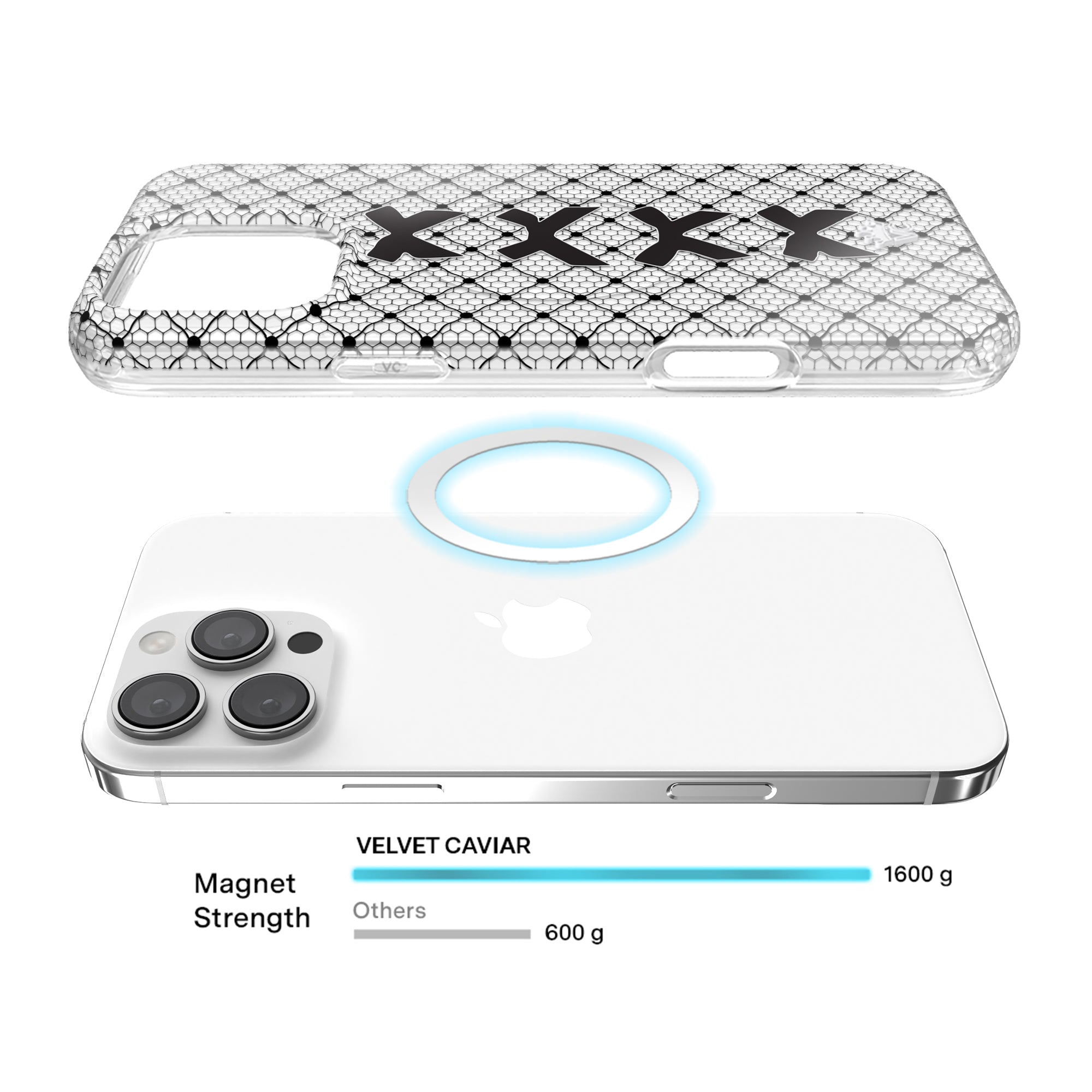 Lacy Black Bows iPhone Case