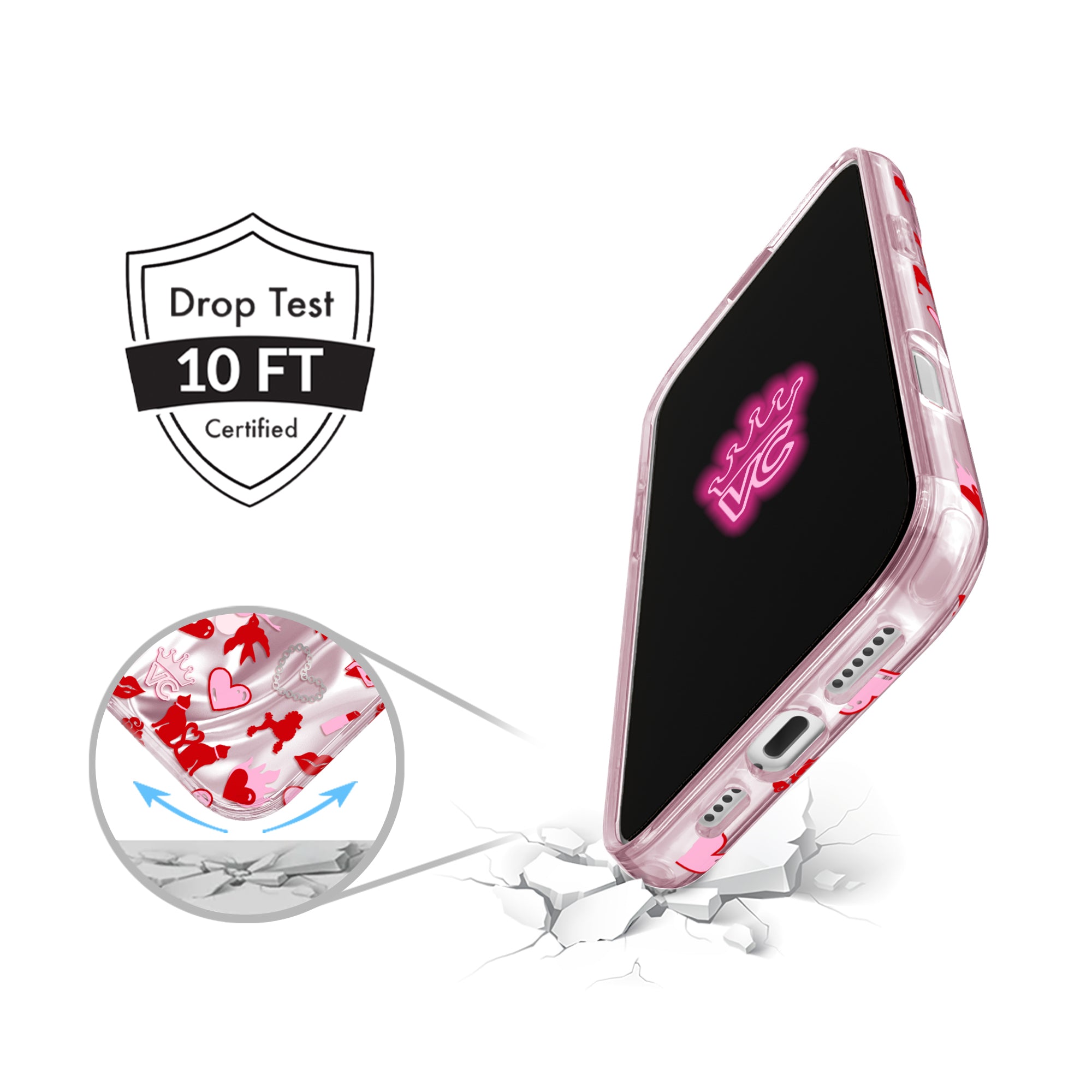 Lover Girl Holo iPhone Case