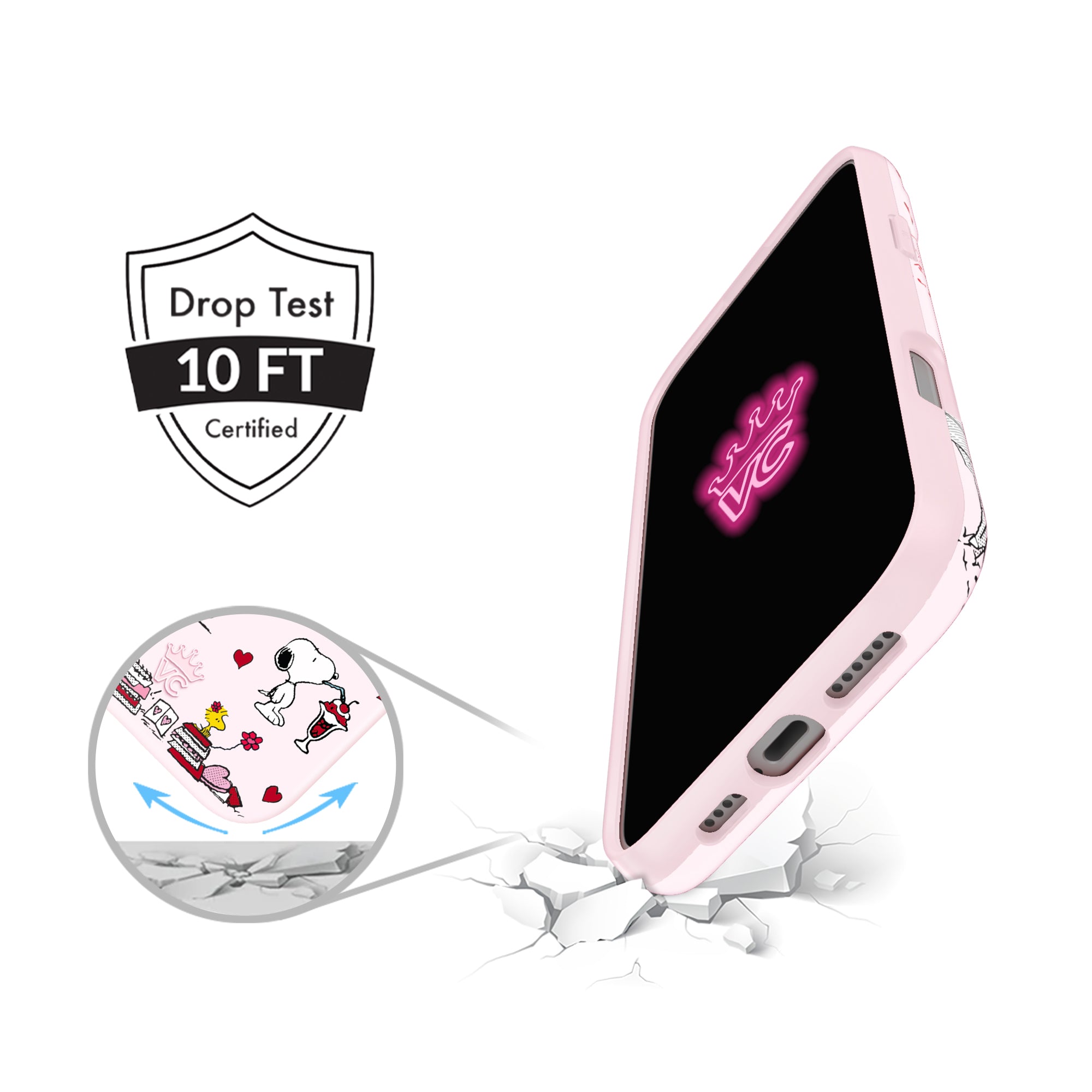 Snoopy Lovely Moods iPhone Case