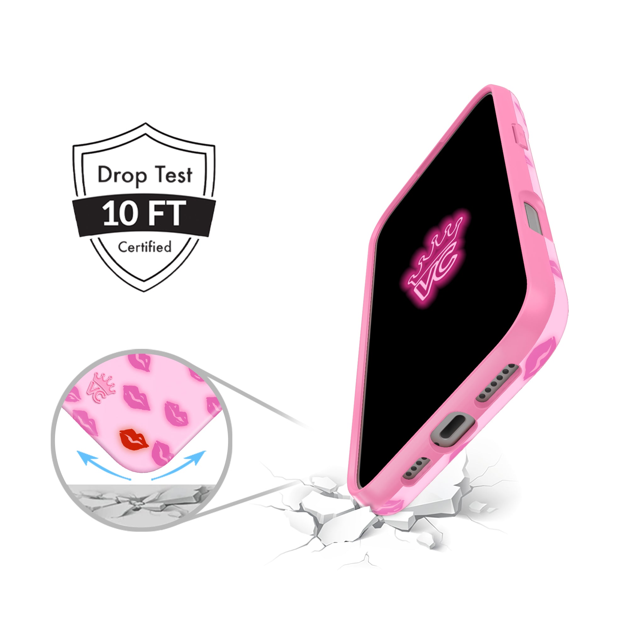 Kiss Kiss iPhone Case